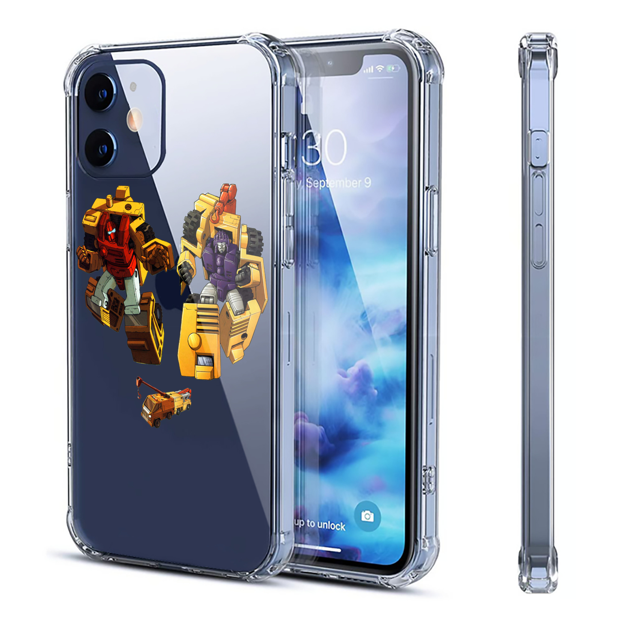 （画像用）  【iPhone 12シリーズ対応】透明スマホケース（クリアソフトケース）